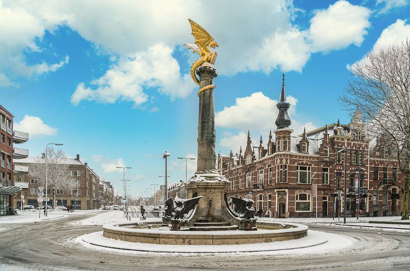 fontein in Den Bosch van Ivo de Rooij