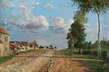 Camille Pissarro, route de Versailles, Cour Fumante