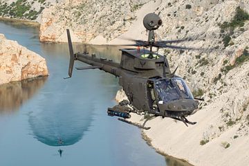 Kroatische Luftwaffe OH-58D Kiowa-Krieger von Dirk Jan de Ridder - Ridder Aero Media