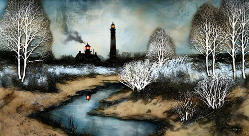 Lighthouse in the dunes