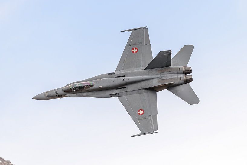 Boeing F/A-18C Hornet der Schweizer Luftwaffe. von Jaap van den Berg