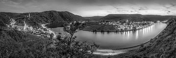 Beilstein an der Mosel in schwarz-weiß
