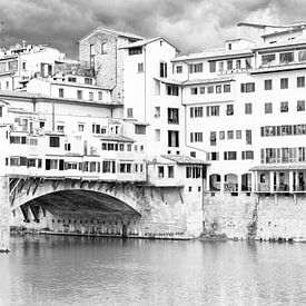 Blick auf die Ponte Vecchio in Florenz | Italien von Photolovers reisfotografie
