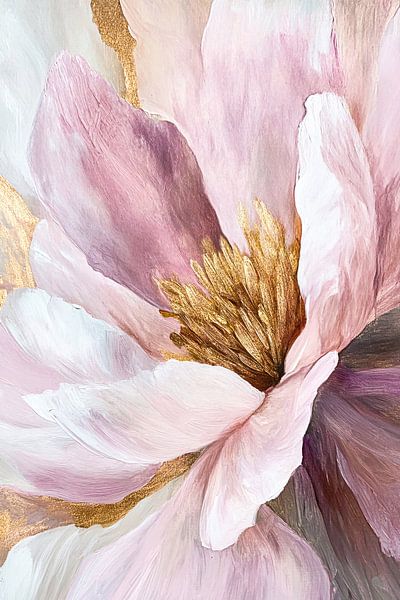 Weiche abstrakte Blumenmalerei von Imperial Art House