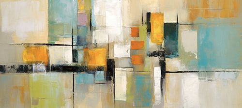 Abstrait pastel sur Peintures accrocheuses