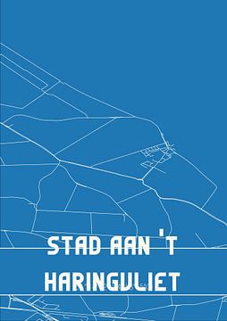 Blueprint | Map | Stad aan 't Haringvliet (South Holland) by Rezona