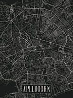 Apeldoorn city map - City - Dark variant - Map