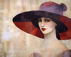 Abstract Portrait by Eye catching paintings