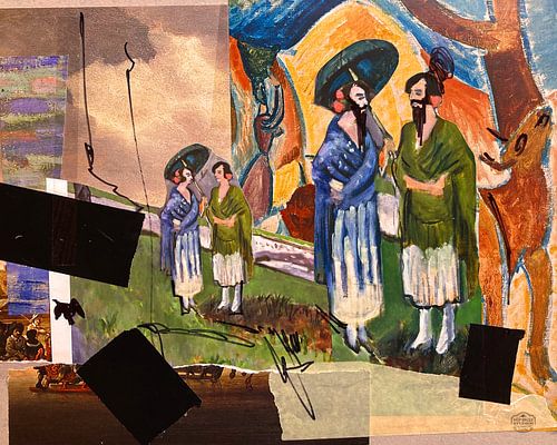 Mensen in de tuin van Eden