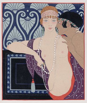 The Three Beauties of Mnasidika, George Barbier