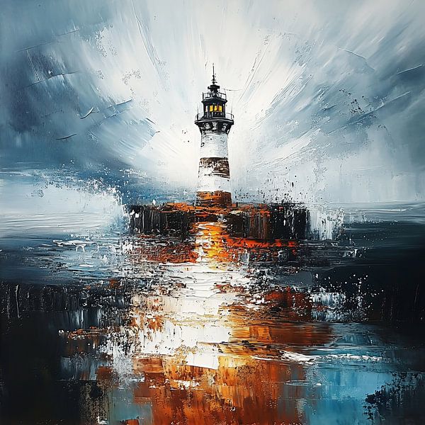 Verweven indrukken van fernlichtsicht