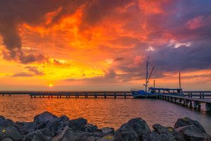 Sky on fire