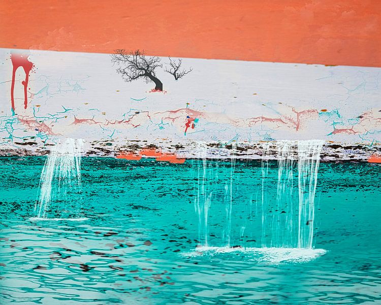 surrealistic landscape by Rietje Bulthuis