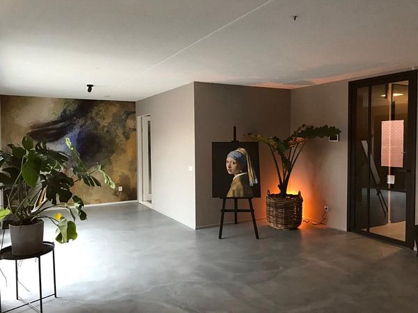 Customer photo: Girl with a Pearl Earring - Vermeer painting, on canvas