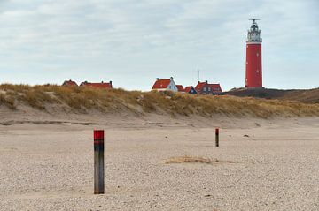 Vuurtoren Eierland, Texel van Ad Jekel