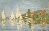Claude Monet. Régates à Argenteuil par 1000 Schilderijen Aperçu