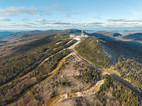 First snow at Mont-Tremblant