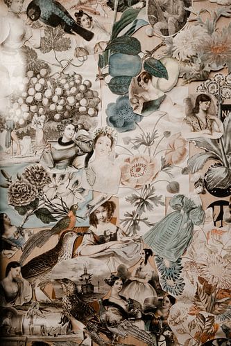 Kiosque italien : anciennes coupures de presse