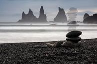 Black Beach Iceland van Andreas Müller thumbnail