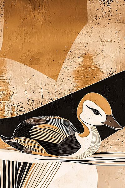 Modern duck in art deco by Imperial Art House