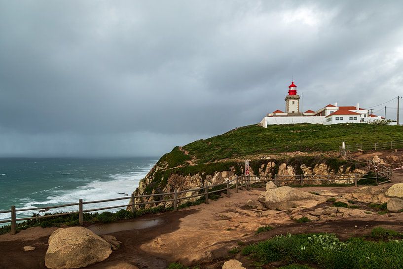 Cabo da Roca lighthouse, the first built in Portugal. by Marjolein Zijlstra