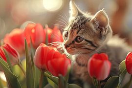 cats in and around the house by Egon Zitter