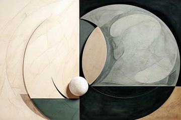 Marble Spheres van Jacky