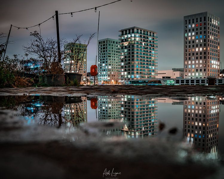 Antwerpen bei Nacht, Eilandje von Alpha Vision Photography