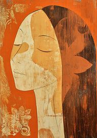 Frau mit geschlossenen Augen