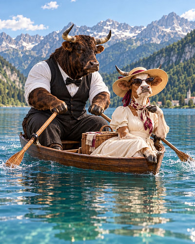 Une balade en bateau à deux