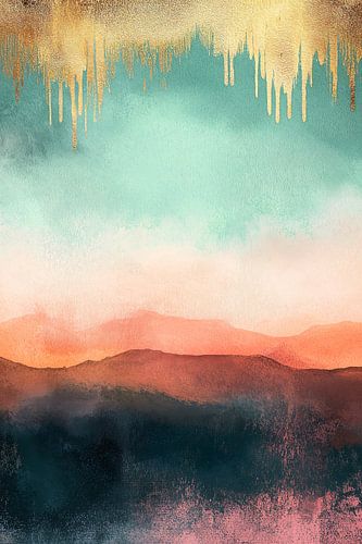 Golden Rain in Pastel no.2