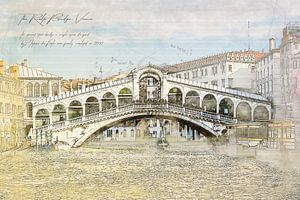 Rialto Brücke, Venedig von Theodor Decker