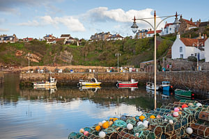 Hafen von Crail, Fife, Schottland, Vereinigtes Königreich