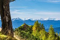 Mountain landscape "Happiness is: a bench together" by Coen Weesjes thumbnail