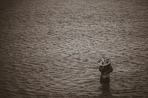 Visser in Sanur Indonesië