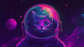 Cat in a space suit by Jonas Weinitschke