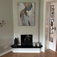 Kundenfoto: Ätherische Frau in Gold von Wunderbare Kunst, als ArtFrame