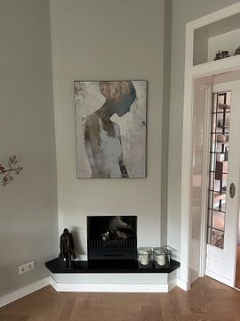 Kundenfoto: Ätherische Frau in Gold von Wunderbare Kunst