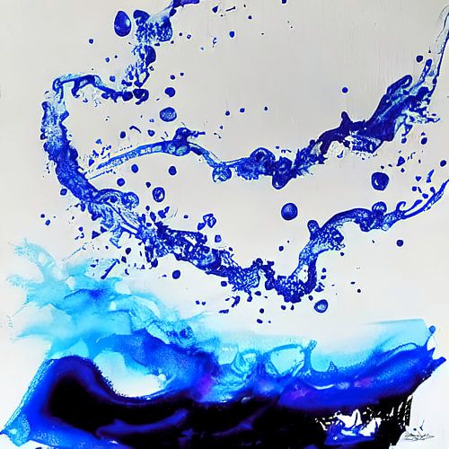 painting van alcohol ink en acryl