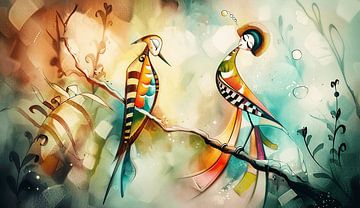 De Paradijsvogel's Kleurrijke Reis van Karina Brouwer