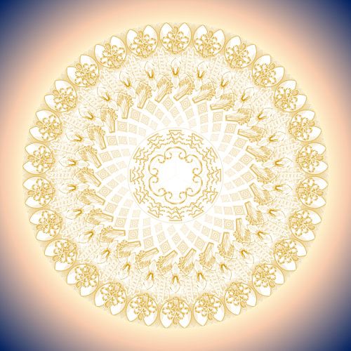 Kristallmandala-GELASSENHEIT/Göttliches Attribut