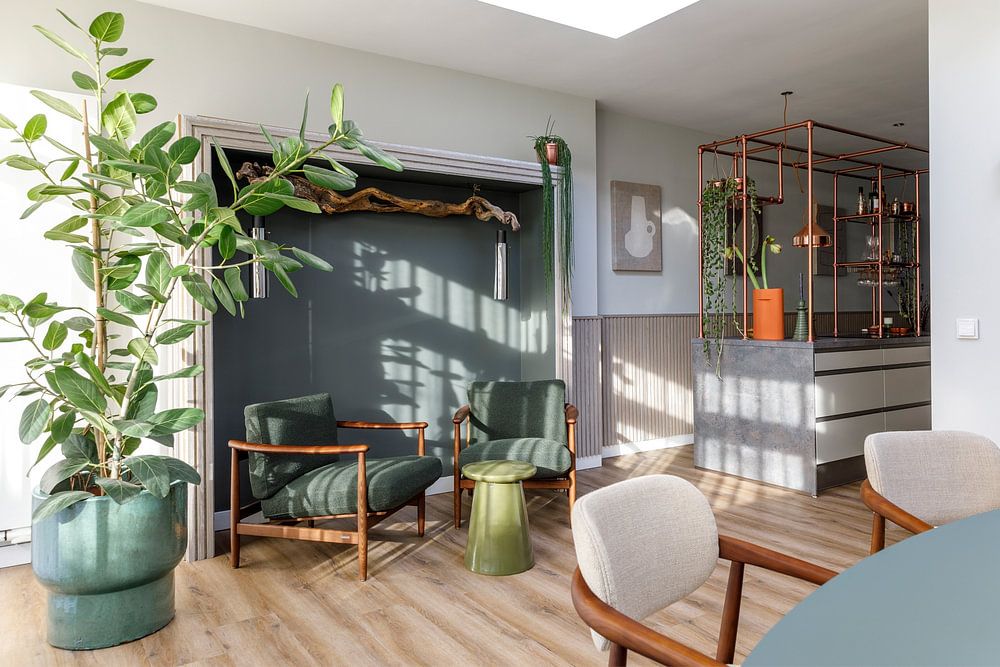 Abstract Vase JIL beige by TW living