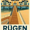 Rügen - Sellin pier in het licht van het eiland van Sabine Wagner