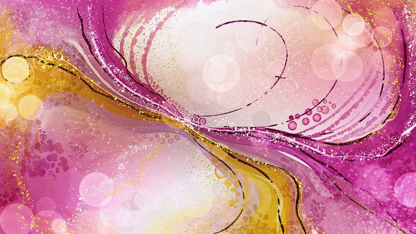 Abstract Art 230828 Fuchsia van Plus Passie