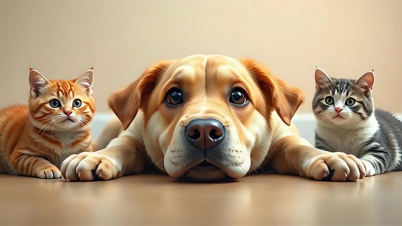 Puppy in avonturenmodus van Jean Pierre