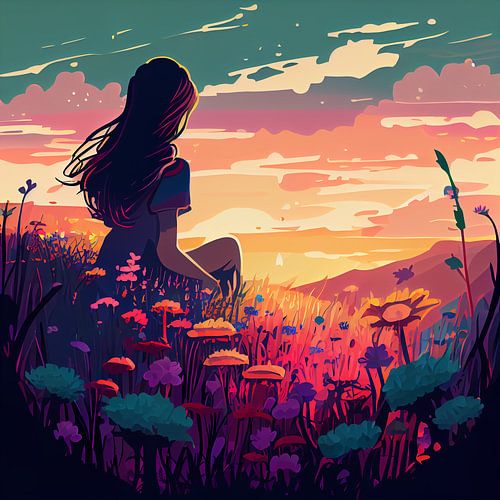 elle est une fleur sauvage