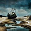 Trawler, gestrandet von Nick Wendt