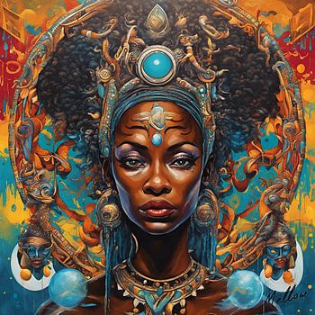 Mawu, Göttin des Mondes