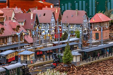 KERSTSFEER OP HET KASTEELPLEIN VAN STUTTGART van Photoart-Naegele
