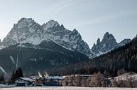Stimmungsvolle italienische Landschaft mit Dolomiten von Hidde Hageman Miniaturansicht